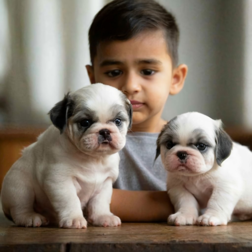 CUTE tricolor adorable baby pups